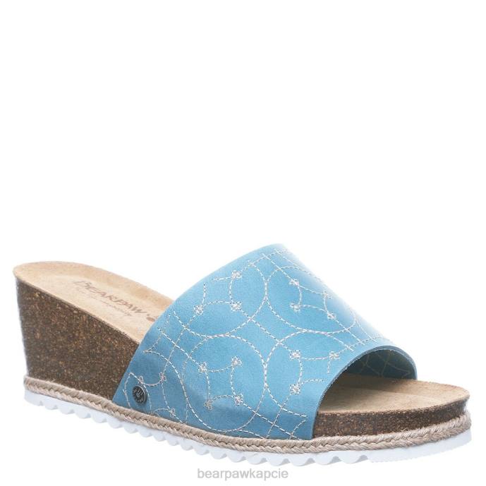 BEARPAW Evian kobiety HT8L495 niebieski sandały
